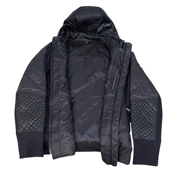 ATHLETA | Rock Ridge Primaloft Hooded Full Zip Jacket Black Small - Picture 5 of 8
